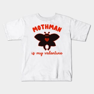 mothman is my valentine Kids T-Shirt